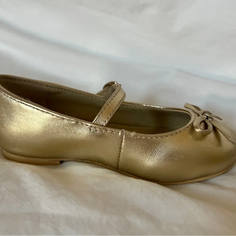 Janie and Jack Gold Dress Shoes